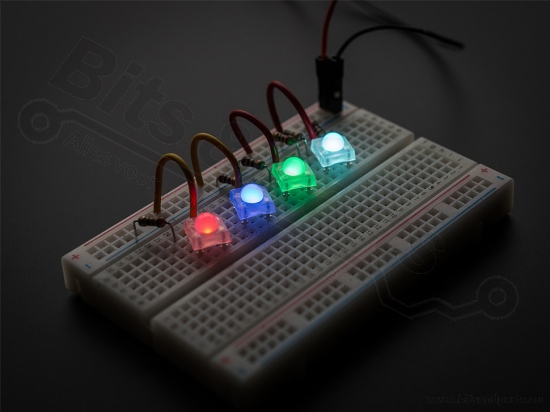 LED RGB Super-flux Common anode Piranha - Adafruit 1451